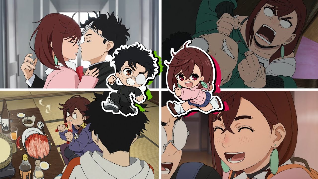 Okarun and Momo being adorable dorks for 6 minutes || Dandadan