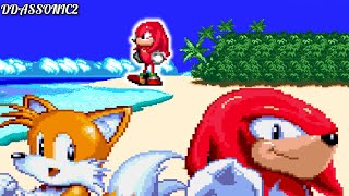 Sonic 2 Style Knuckles & Tails in Sonic 3