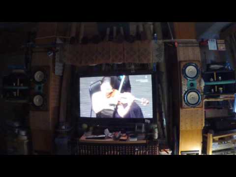 The world's most ugly my SP. system's sound. NHK Bs-3 米元　響子 Kyoko Yonemoto ( Violin)