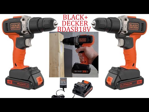 BLACK+DECKER 2 Speed Hammer Drill BDASB18V TESTING
