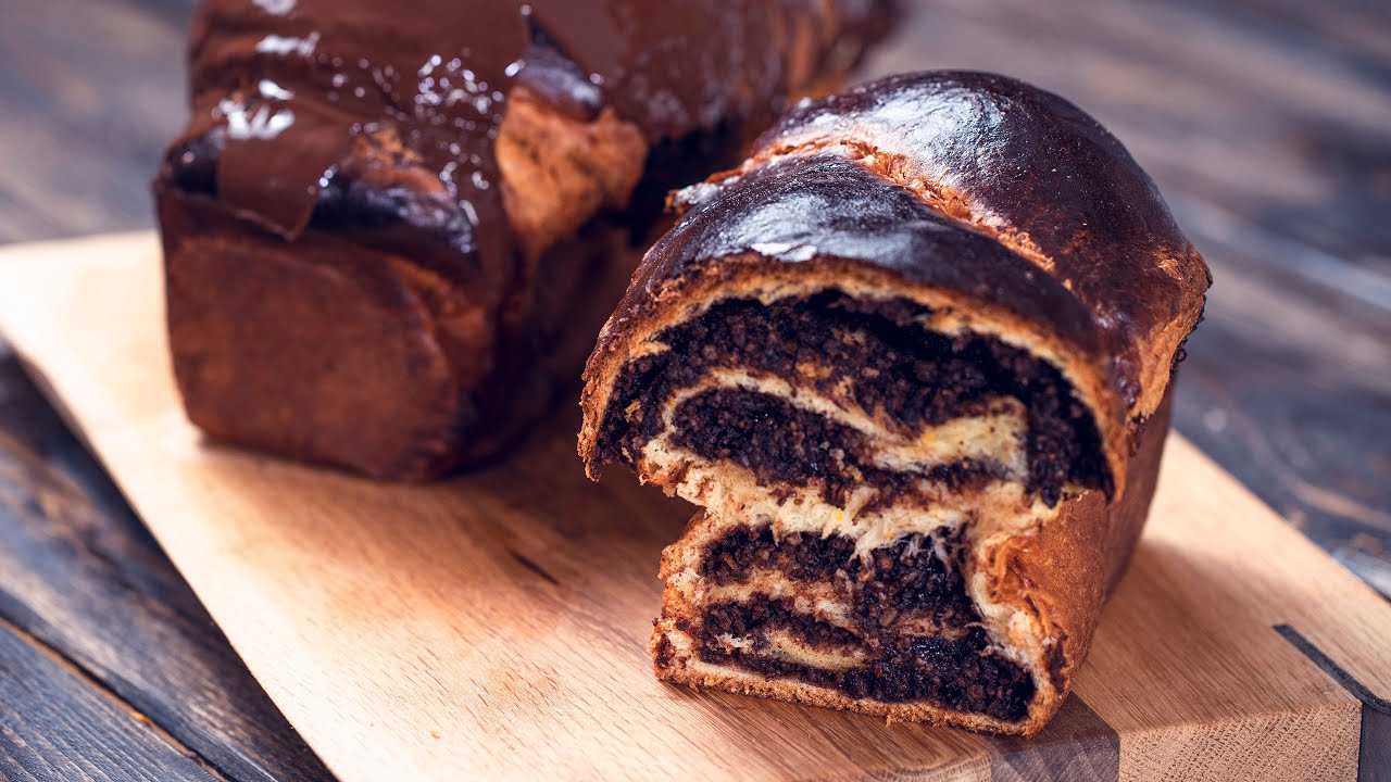 Orange Nutella Walnut Babka