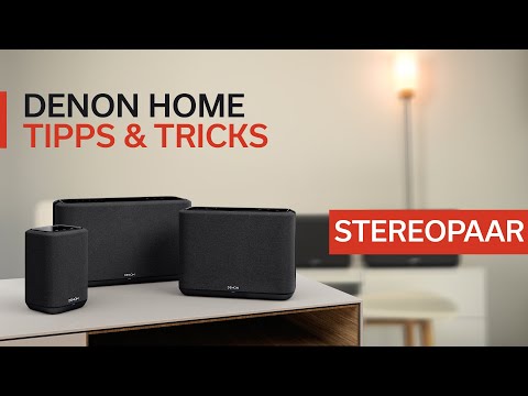 DENON HOME - Tipps & Tricks - Quick Select und Stereopaar