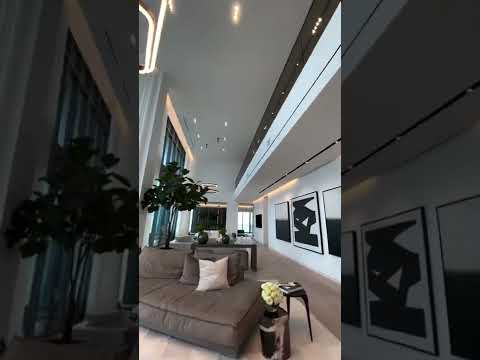 Inside a $38Million Miami Penthouse with Indoor Sky Pool  #shorts