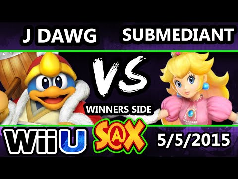 S@X - Submediant (Peach) Vs. J Dawg (DDD) SSB4 Tournament - Smash Wii U - Smash 4