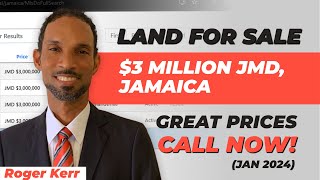 Land For Sale In Jamaica For $3 Million JMD | January 2024