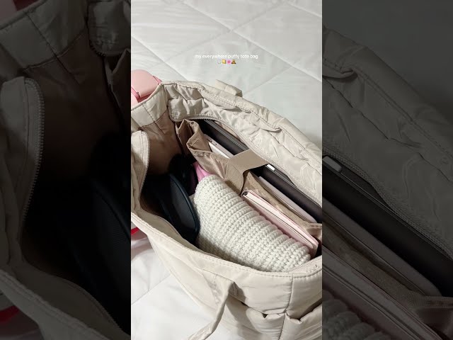 Vídeo relacionado con bagsmart - Bolso de mano para mujer, para clases de Lycee, 15,6 pulgadas, ordenador portátil, impermeable, bandolera para viajes, compras, universidad y uso diario, Negro
