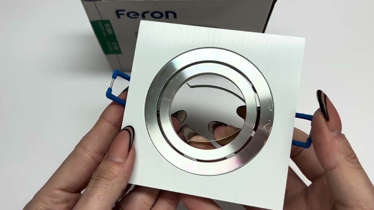 Встраиваемый поворотный точечный светильник FERON DL6120 MR-16 белый 32672