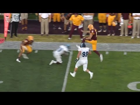Shane Morris Hurdle Vs. Rhode Island 2017