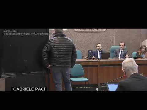 Processo depistaggio strage Borsellino