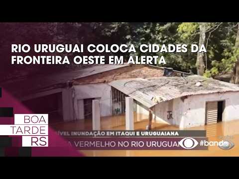 Rio Uruguai coloca cidades da Fronteira Oeste em alerta
