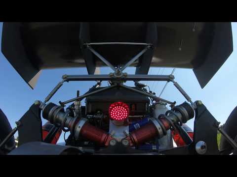 V43 FSAE Unsprung Rear Wing, First Test