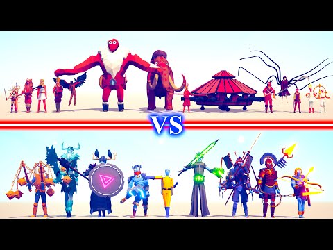 BOSS UNITS Team vs HIDDEN UNITS Team - Totally Accurate Battle Simulator TABS