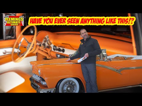 Thumbnail for All time Classic Vintage 1956 Ford Fairlane Sunliner by Supercar, orange, Luxury car, Car, Vehicle, Muscle car