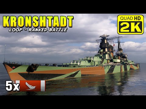 Cruiser Kronshtadt - kraken in gold ranked battles