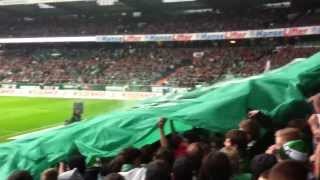 preview picture of video 'SV Werder Bremen : HSV (1:0) 100.Nordderby Pyro'