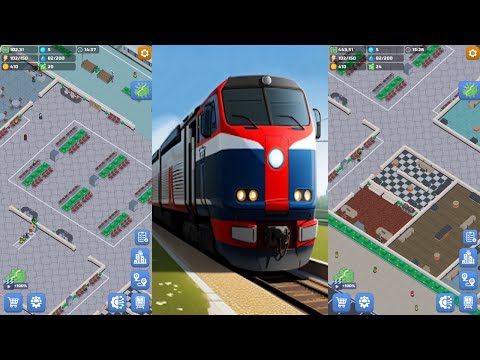 Idle Train Empire Tycoon Gameplay Mobile Game Walkthrough All Levels Android Ios #1