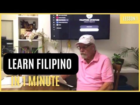 Learn Filipino in 1 minute (Basic Filipino Words) / PHILIPPINES ADVENTURE