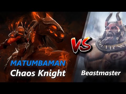 MATUMBAMAN safelane Chaos Knight vs Beastmaster/Queen of Pain | First 10 minutes