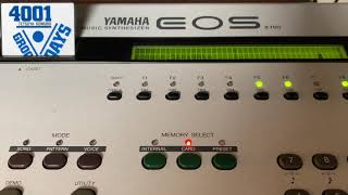 Video thumbnail for YAMAHA EOS B700 DEMO SONG / VOICE CARD TK500 "4001DAYS GROOVE" by Masakazu “yms_pj” Yamamoto