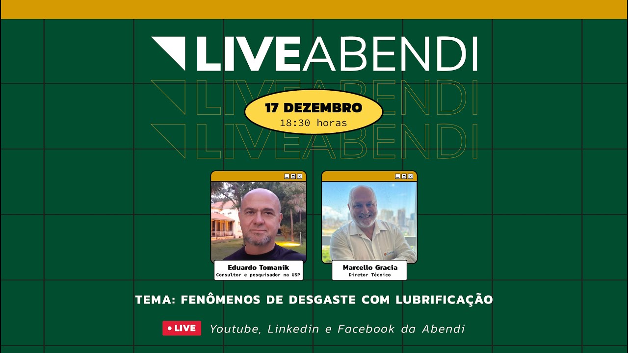 Lives Abendi | Fenômenos de desgaste com lubrificação