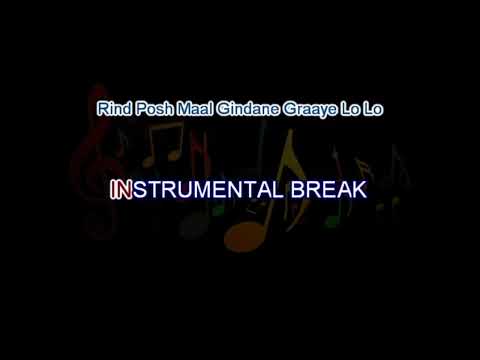 Rind posh maal Mission Kashmir Low Scale Karaoke