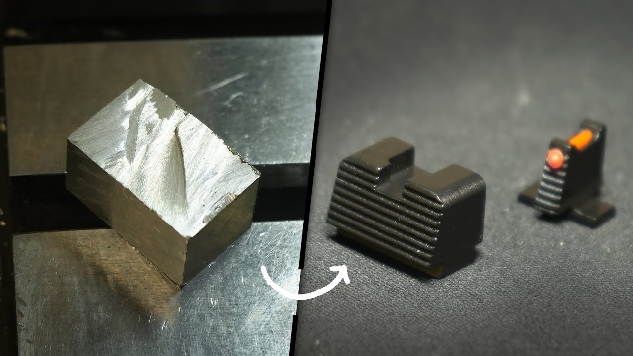 From Aluminum Scrap to Tall Sight | P365 Airsoft (No CNC)