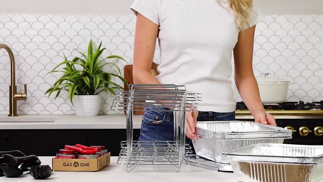 Amazon best Disposable Chafing Dish Buffet Set