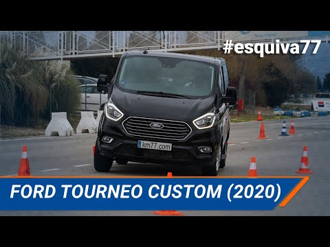 Ford Tourneo Custom (2020) – Maniobra de esquiva (moose test) y eslalon | km77.com
