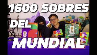 ABRIENDO 1600 SOBRES DEL MUNDIAL 2026 #panini #mundial #viral