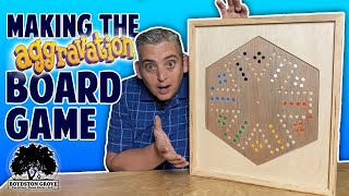 How To Make The Aggravation Board Game // Woodworking Project