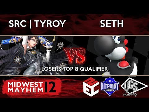 Midwest Mayhem 12 Losers Top 8 Qualifier - SRC | Tyroy (Bayonetta) Vs. Seth (Yoshi)