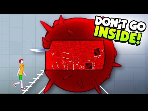 Don't Go INSIDE The BALL OF MEAT! - People Playground Mods