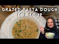 Easy Homemade | Grated Pasta Dough for Soup | Ribana Kaša | How to make Grated Noodles for Soup ❤️