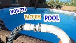HOW TO VACUUM POOL SAND FILTER