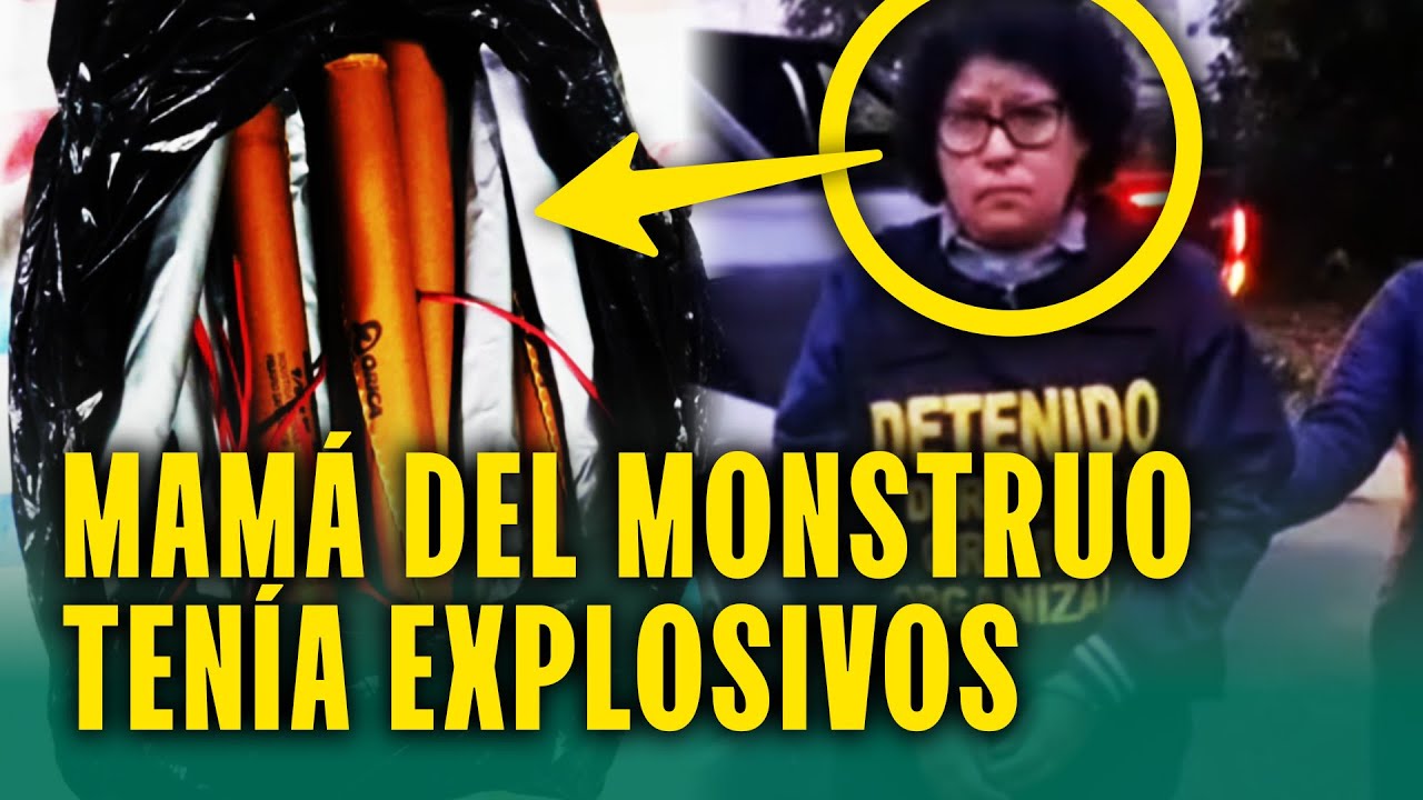 Más imágenes de la captura de la madre del 'Monstruo': Fue capturada con dinamitas