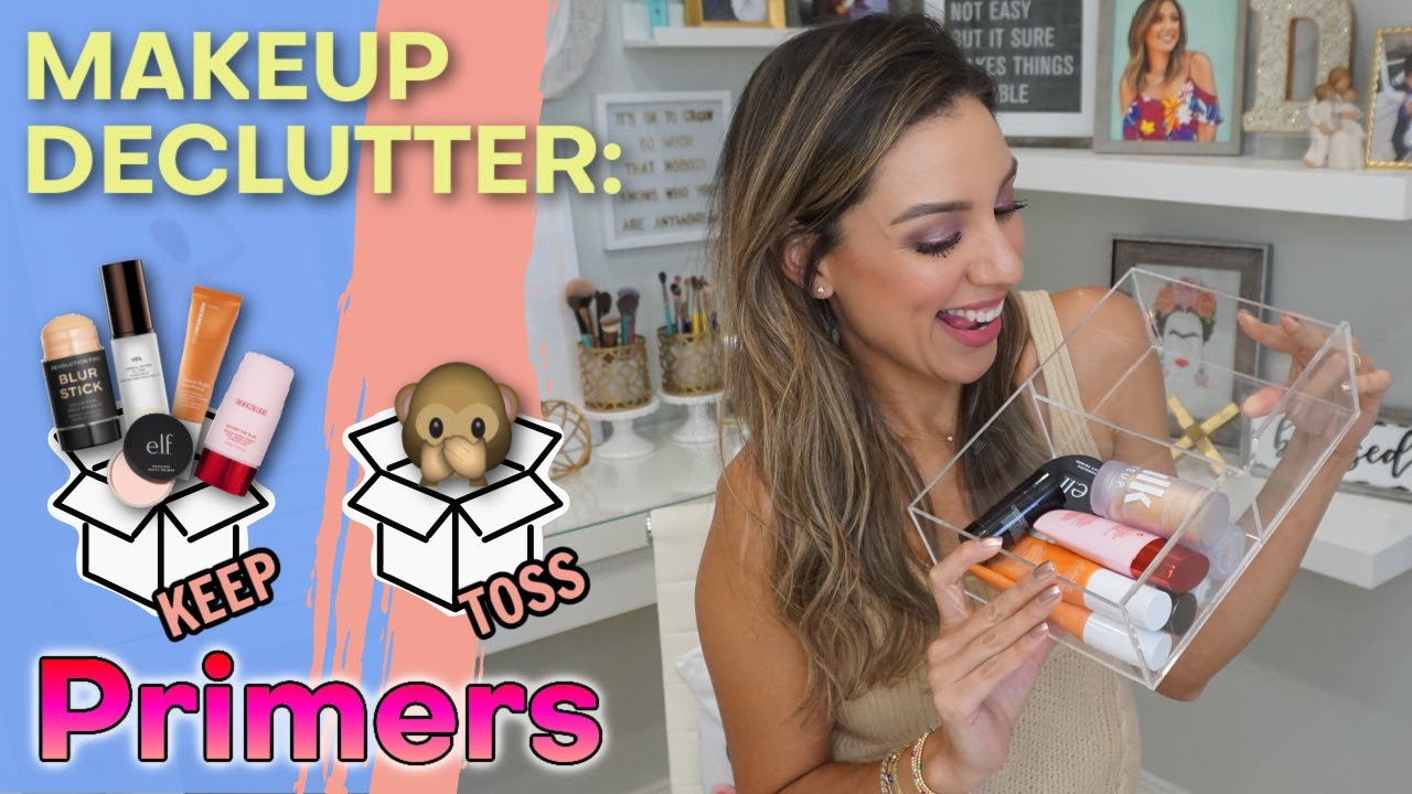 MAKEUP COLLECTION DECLUTTER | PRIMERS!
