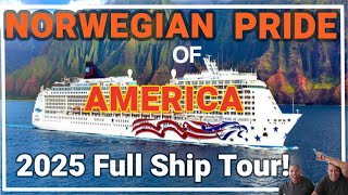Norwegian Pride of America Full Cruise Ship Tour | Hawaii Islands 4K