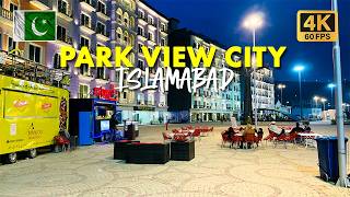 🇵🇰 Park View City Islamabad: Walking Tour of Overseas Block, Dancing Fountains and Lifestyle in 4K