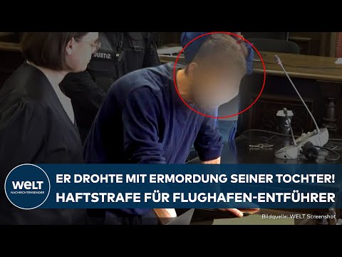 HAMBURG: Nahm seine eigene Tochter als Geisel! Zwölf Jahre Haft für Flughafen-Entführer!