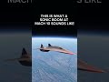 This is what a SONIC BOOM at MACH 10 sounds like #msfs2020 #flightsimulator #aviation #fighterjet