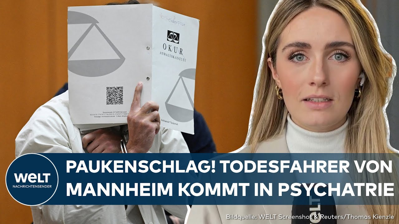 AMOKFAHRT VON MANNHEIM: "Er wirkte nicht überrascht!" Gericht verurteilt Killer zu lebenslanger Haft