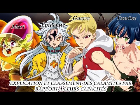 EXPLICATION et CLASSEMENT de CHAQUE CALAMITÉS !! FOUR KNIGHTS OF THE APOCALYPSE | EXPLICATIONS MANGA