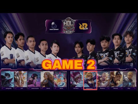 RRQ's New Jungler Fanny Gameplay! RRQ SENA VS IXON ESPORTS Game 2 MDL Season 12