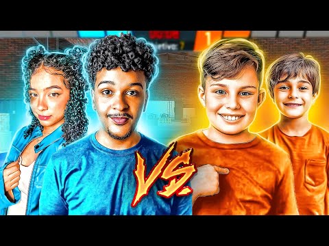 2 INFLUENCERS VS 2 KIDS WHO WINS THIS X2 IN FREE FIRE? 😳 ft. ​⁠@fluxo_maisa