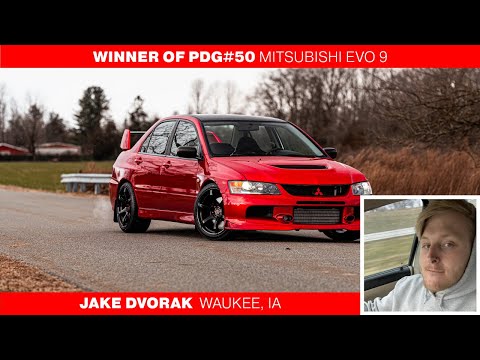 PrimeDriven Giveaway #50 Evolution IX Winner!