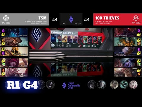 TSM vs 100T - Game 4 | Round 3 LCS 2021 Mid-Season Showdown | TSM vs 100 Thieves G4 full game