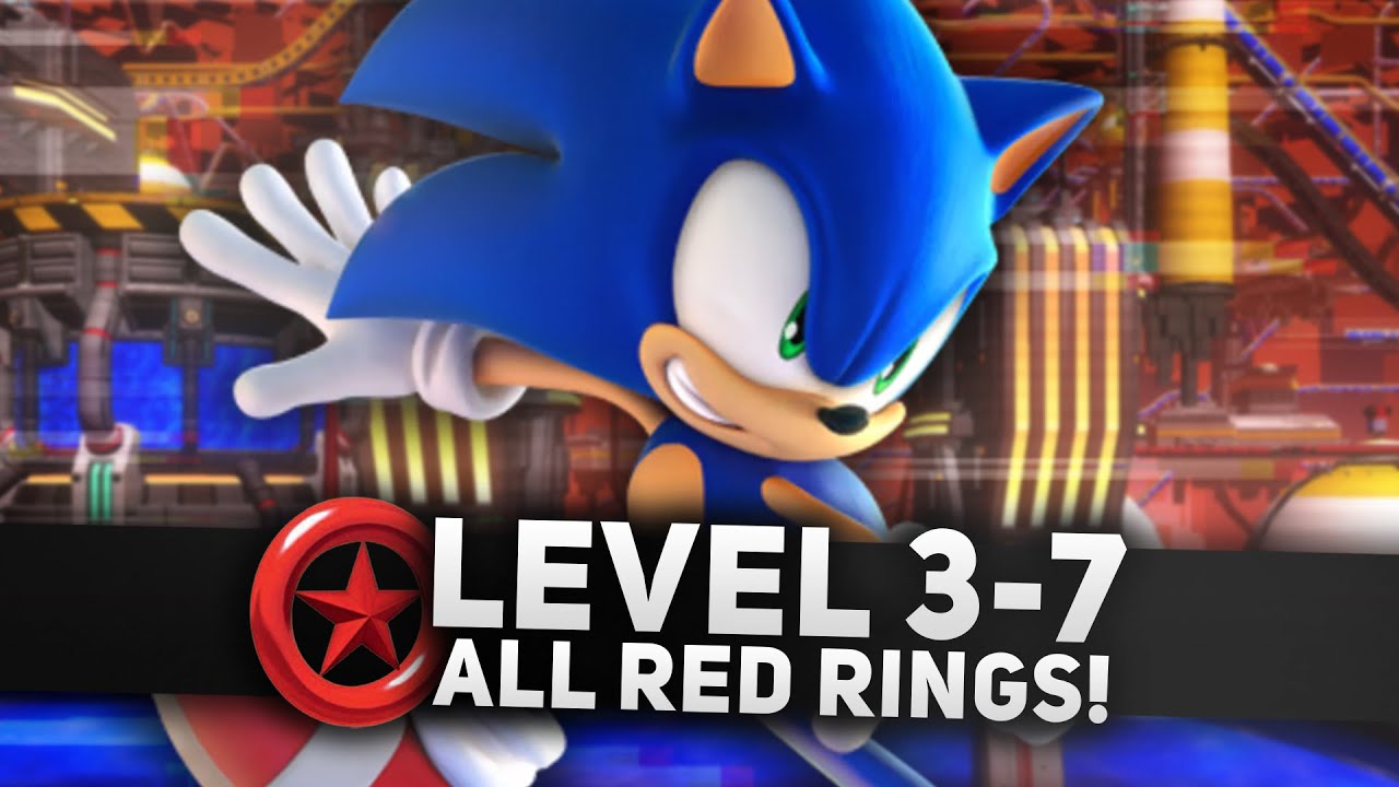 Sonic Frontiers - All Cyberspace Level 3-7 Red Star Ring Locations (4K/60FPS)
