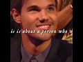 Taylor Swift Explains Her Song Back To December And Taylor Swift And Taylor Lautner Wonderful Edit
