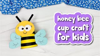 Bee Paper Cup Craft For Kids