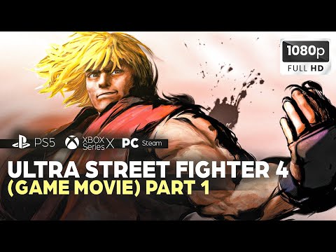 ULTRA STREET FIGHTER 4 (GAME MOVIE) PART 1 ✔️1080p HD